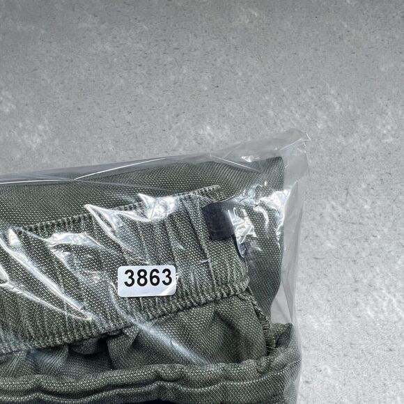 Loft Womens Large Green Wide Leg Cropped Palazzo Pull On Pleated High Rise Pant - Picture 12 of 12